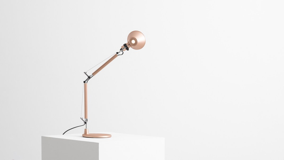 Tolomeo micro brushed copper